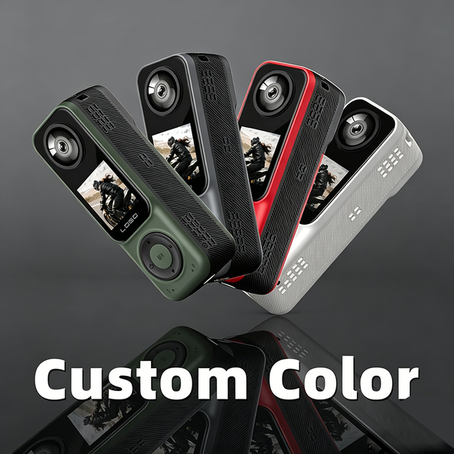 Custom 4k Mini Volg Action Camera HD Night Vision Camcorder Back Clip Portable Recorder Pocket Sport Video Camera with Wife Q1