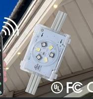 Lumières LED personnalisées à points lumineux, lumières de décoration de Noël, lumières changeantes de couleur, lumières permanentes, lumières de paysage de vacances, LED Pixel DC48V