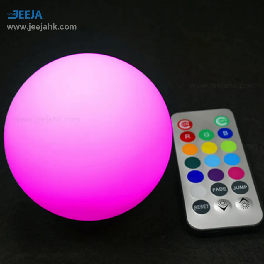 Boule lumineuse Led imperméable avec télécommande, 4 pièces, éclairage d'extérieur, luminaire de paysage, idéal pour un jardin ou une piscine