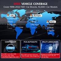 Herramienta de Diagnóstico Automotriz LAUNCH X431 CRP919E, Escáner OBD2 de Sistema Completo, Prueba Activa CANFD/DIOP con 29 Funciones de Reinicio, Paquete CRP909E