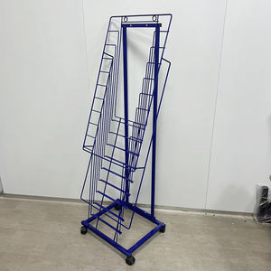 Support métallique personnalisé avec roulettes pour l'affichage d'affiches et de bandes dessinées - Product Image 6