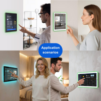 Panel de Control Inteligente para el Hogar de 10.1 Pulgadas con Android 14 RK3576S, Zigbee, Matter, Thread, POE, Montaje en Pared, Pantalla Táctil, Puerto de Entrada/Salida RS485, PC