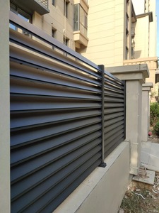 Rào chắn giao thông ngoài trời bằng kim loại và gỗ <span class=keywords><strong>PVC</strong></span>, kích thước tùy chỉnh, an toàn, dễ lắp ráp, dành cho khu dân cư biệt thự - Product Image 3