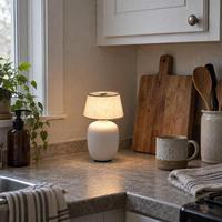 Lampe de table en céramique bordeaux moderne avec abat-jour en tissu tressé crème pour chambre à coucher, chevet, salon, bureau, hôtel, suite d'hôtes, café
