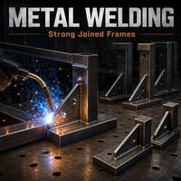 Service de fabrication de tôles en aluminium OEM, pièces de soudage en acier sur mesure, découpe laser, pliage CNC, support