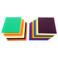 Plaque acrylique couleur 3MM 4x8, plaque acrylique coulée transparente 12mm 20mm