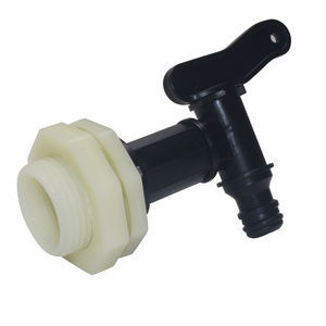 3/4 Inch Thread Plastic IBC Tank Tap Faucet Adapter Garden Irrigation <strong>Hose</strong> Connector Replacement Water Valve - Product Image 2