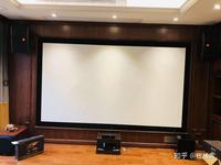 Écran de projection TOPMEIJIA 150 pouces à cadre fixe blanc 16:9, idéal pour le home cinéma et le montage mural à longue portée - Meilleures ventes