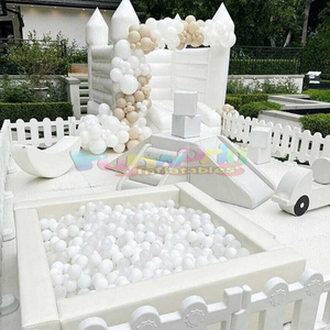 Softplay, parque infantil para interiores, castillo hinchable, Tobogán, equipo de juego suave para niños, bebés, bolas de espuma para uso escolar - Product Image 2