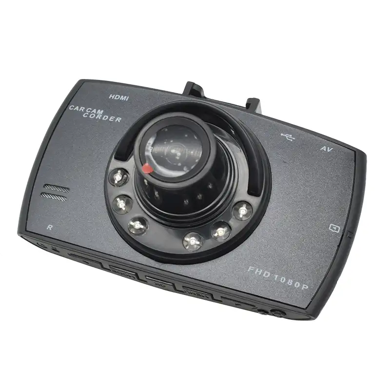 Grabadora de conducción DVR para salpicadero de coche, cámara Full HD 1080P, grabación de ciclo de 2,4 pulgadas, visión nocturna, gran angular, registrador de vídeo