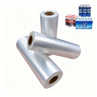 Film rétractable en plastique HDPE, sac anti-humidité, emballage, film thermorétractable, film rétractable PE pour bouteilles et canettes