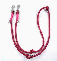 Laisse pour chien en nylon tressé robuste de 2 m, style tie-dye, corde de traction pour chien, corde d'escalade