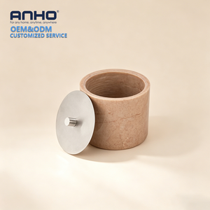 <span class=keywords><strong>Marbre</strong></span> beige chaud et ABS S/S 201 #   Ensemble de salle de bain 3 pièces finition polie avec base de stabilité intégrée, coffret cadeau pour salle de bain - Product Image 5
