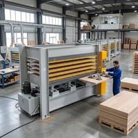 Presse à chaud hydraulique économique pour le travail du bois, certifiée CE, pour la laminage à chaud du placage mélaminé sur les portes en bois, le MDF et le contreplaqué