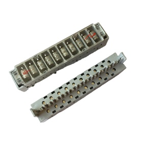 Parafoudre à <span class=keywords><strong>gaz</strong></span> 3 pôles 10 paires pour module Krone 10 paires - Product Image 1