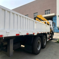 Camion-grue Shacman F3000 12 tonnes à bras pliant 6x4 Euro 2 avec moteur Weichai, hauteur de levage de 25 m et télécommande