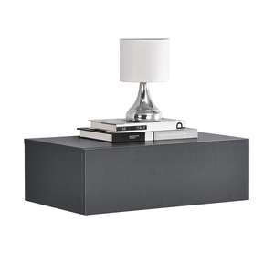 Estante <span class=keywords><strong>Flotante</strong></span> de MDF al por Mayor, Estante de Almacenamiento <span class=keywords><strong>Oculto</strong></span> en la Pared, Estante de Pared <span class=keywords><strong>con</strong></span> Acabado Desgastado, Estante de Pared <span class=keywords><strong>con</strong></span> Cajón, Mesita de Noche - Product Image 2