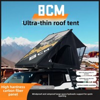 Carpa de Techo Aerodinámica de Aluminio para Cuatro Estaciones, Carpa de Techo Rígida Desplegable para 2 Personas, Apertura Automática, Plegable, Completamente Sellada