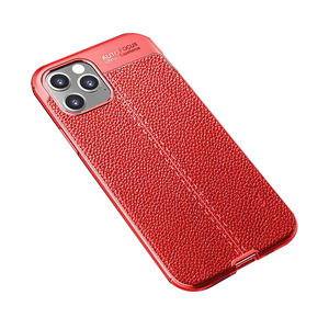 Coque de téléphone portable en cuir TPU, étui de protection complète pour iPhone 12/12 Pro/12 Pro max - Product Image 1