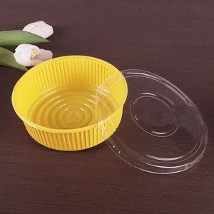 Caja de pastel transparente de alta definición, Material PET PP para exhibición de tienda de postres para Fideos, Sushi, hamburguesas, azúcar - Product Image 3