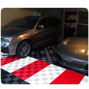 Self-draining Design,Durable Copolymer <b>Plastic</b> Interlocking Modular Garage <b>Flooring</b> Tile - Product Image 6