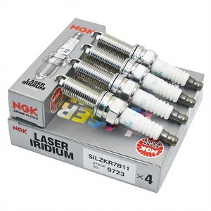 Bougie d'allumage NGK SILZKR7B11 de qualité originale pour toutes les <span class=keywords><strong>voitures</strong></span> <span class=keywords><strong>japonaises</strong></span> coréennes et KIA - Product Image 1
