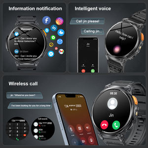 LIGE BWK66 (10 Gün Pil Ömrü) Erkekler İçin Akıllı Saat, Aramaları Yanıtlama, LED El Feneri, Müzik, Fitness Takipçisi, Android IOS Uyumlu Akıllı Saat - Product Image 6