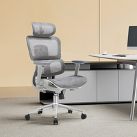 Chaise de bureau pivotante moderne en maille ergonomique pour la maison et le bureau, fabricants de chaises de bureau, équipement de bureau