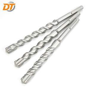 Foret de maçonnerie DT SDS Max à pointe croisée en carbure, foret à percussion sablée à une ou deux cannelures - Product Image 5