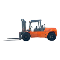 Chariot élévateur à fourche robuste avec positionneur de fourches, 12 tonnes, 15 tonnes, 16 tonnes, chariot élévateur à fourche diesel pour la manutention et le levage de conteneurs chargés de 20 pieds