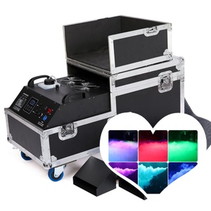 3000W bassa che giace nebbia macchina acqua a doppia uscita macchina fumo di terra per la fase di nozze festa in discoteca - Product Image 2