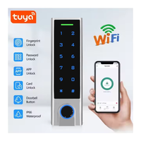 Système de contrôle d'accès intelligent Tuya WiFi avec empreinte digitale, biométrique, mot de passe, carte de proximité et Wi-Fi intégré