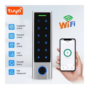 Sistema de Control de Acceso Inteligente Tuya con WiFi, Huella Dactilar, Contraseña, Tarjeta de Proximidad y Wi-Fi Integrado - Product Image 1