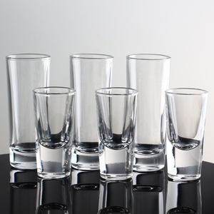 Bicchierini a Base pesante trasparente, bicchierino alto 2 once per whisky, Tequila, <span class=keywords><strong>Vodka</strong></span> - Product Image 5