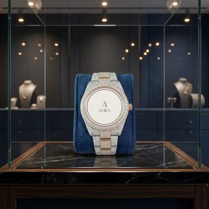 Nouvelle montre de luxe en moissanite 41 mm, style hip-hop, pour cadeaux, fêtes et occasions, disponible à prix abordable en provenance d'Inde. - Product Image 4