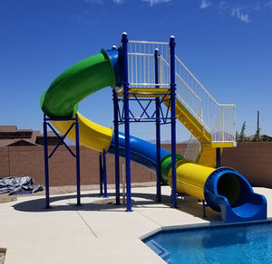 <span class=keywords><strong>Toboggan</strong></span> de <span class=keywords><strong>piscine</strong></span> en fibre de verre Cmwaterparks PSS-5 pour usage résidentiel (maison) - Product Image 2