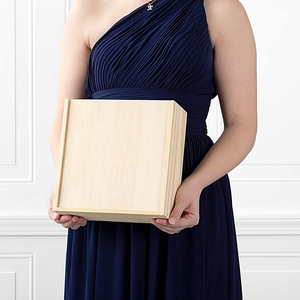 Factory Custom <strong>Pine</strong> Wood Gift <strong>Box</strong> with Sliding Lid Packaging <strong>Box</strong> - Product Image 3