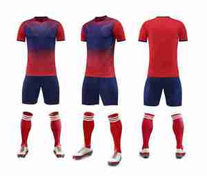 Kaos Sepak Bola Berkualitas Tinggi Bahan Bernapas Musim Baru Logo Kustom Cetak Transfer Panas 100% Poliester Jersey Latihan Otomatis - Product Image 6