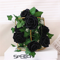 Fleurs artificielles Greatflower, 25 pièces/ensemble, roses en mousse PE réalistes, tiges en boîte, bricolage, centre de table pour mariage, fête nuptiale