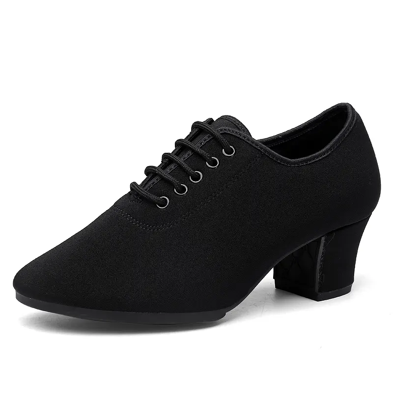 Breathable Oxford cloth two-point indoor practice training jazz latin dance shoes