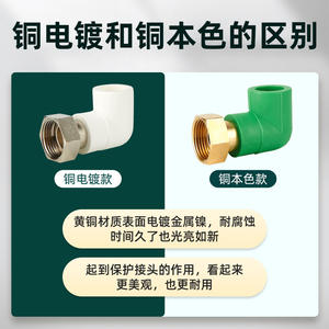 Adaptador de Tubería de Agua de Cobre PPR para Calentadores de Agua, con Conexión Recta de 4 Puntos de 20 mm, Codo de 25 mm, Medidor de Agua y Pre-filtro - Product Image 5