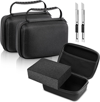 Boîte à outils de transport moulée en EVA imperméable personnalisée, étui rigide en EVA avec mousse
