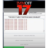 Software IMMOFF17 Más Reciente con Keygen, Instalación Ilimitada, Programa EDC17 Immo Off Ecu, NEUROTUNING Immoff 17 y Guía de Instalación en Video