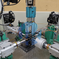 Machine de perçage verticale automatique RHQ92 avec commande PLC, capacité de 14 mm pour le traitement des trous dans l'acier, l'aluminium et le cuivre