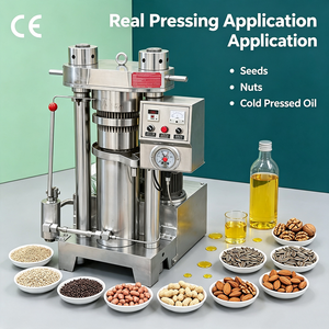 Presse à huile hydraulique, machine d'extraction d'huile, presse à huile d'arachide, de lin, de sésame, de beurre de cacao, de noix de <span class=keywords><strong>coco</strong></span>, d'avocat, <span class=keywords><strong>prix</strong></span> de gros - Product Image 1