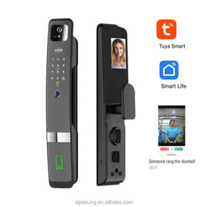 Serrure intelligente avec reconnaissance faciale 3D Smart Life, serrure <span class=keywords><strong>de</strong></span> porte intelligente avec empreintes digitales, application Tuya <span class=keywords><strong>WiFi</strong></span>, serrure intelligente avec caméra pour la maison et l'appartement - Product Image 1
