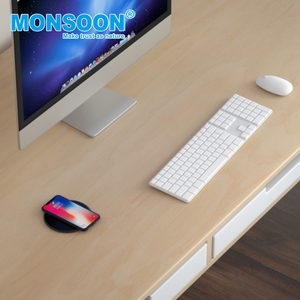 Chargeur sans fil invisible intégré au mobilier de bureau, étanche, rapide, noir, 15V - Product Image 1