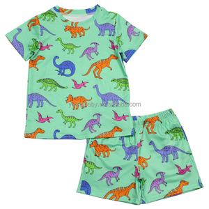 Ensemble haut et short d'été personnalisé 2 pièces en bambou imprimé et motif animal <span class=keywords><strong>tenue</strong></span> <span class=keywords><strong>de</strong></span> sport décontractée pour football <span class=keywords><strong>basket</strong></span>-ball vêtements pour garçon - Product Image 5