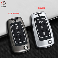 Pour Dongfeng S50 X5 SX6 S500 CM7 Forthing X6 M3 M5 M5L M3L alliage de Zinc boîtier de clé à distance coque porte-couvercle porte-clés accessoires