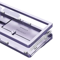 Service de brochage personnalisé Plaque de fond de boîtier de clavier mécanique en métal laiton aluminium CNC offrant des solutions d'usinage précises